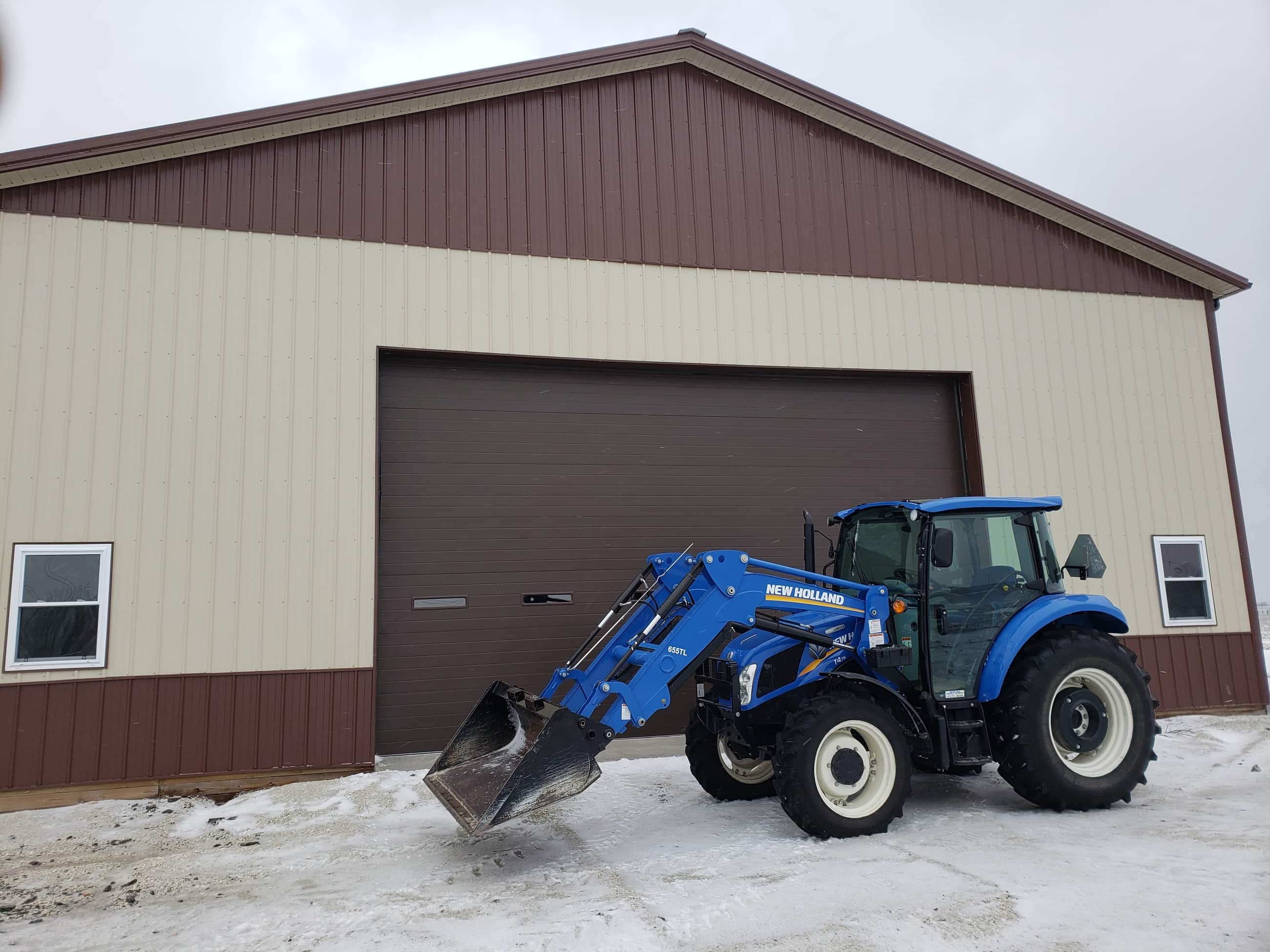 Poll Barn Overhead Door Install Commercial Installation Door